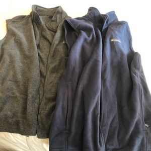 Columbia Fleece Vests - XXL - Set of Two